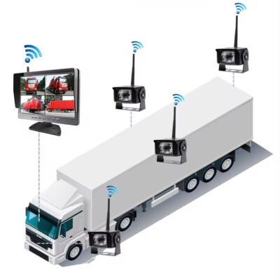 10.1 inch Wireless Backup Camera System Car Reversing Aid 12-24V Parking Assistant for Truck Bus