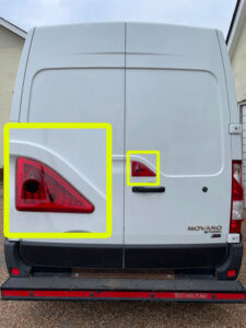 renault master reversing camera